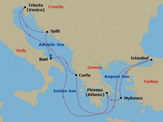 Cruise Map