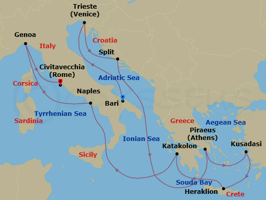 Cruise Map