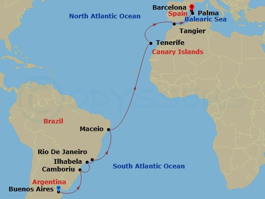 Cruise Map