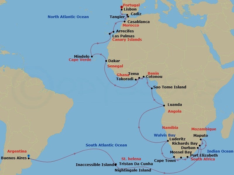 Cruise Map