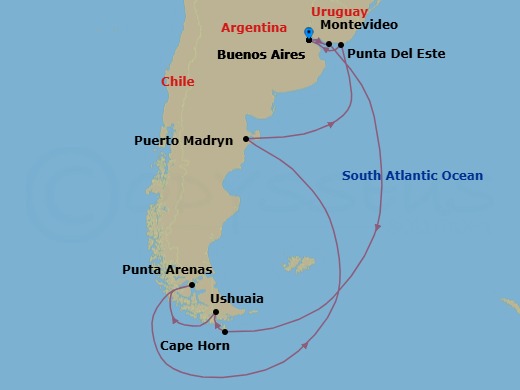 Cruise Map