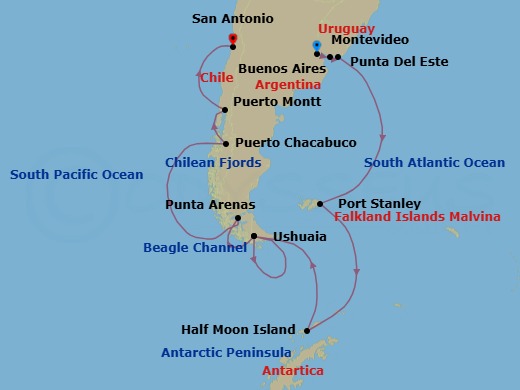 Cruise Map