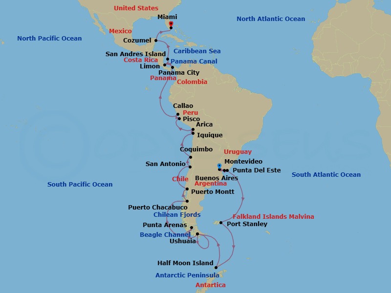 Cruise Map