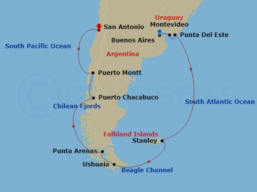 Cruise Map