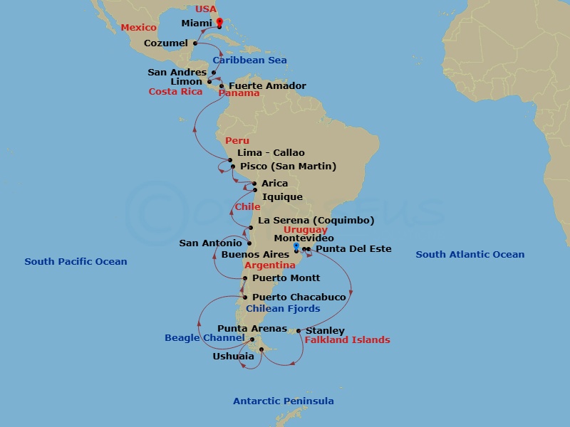 Cruise Map