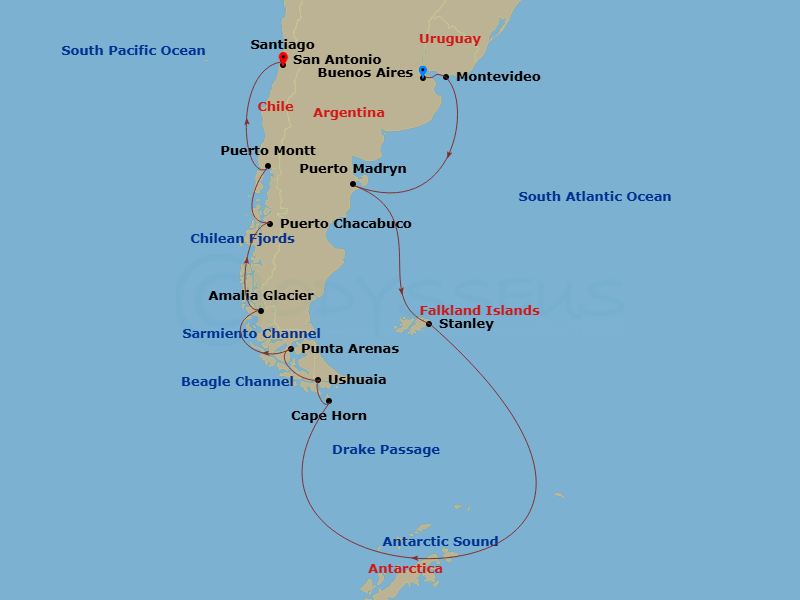 Cruise Map