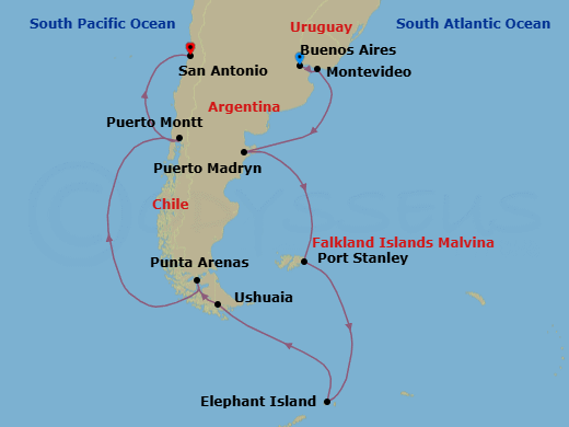 Cruise Map