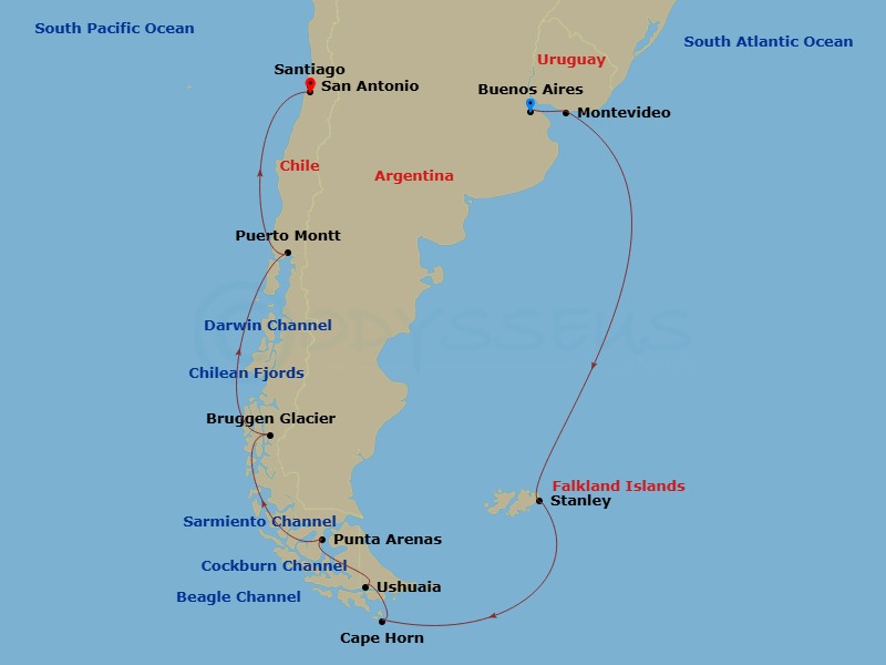 Cruise Map