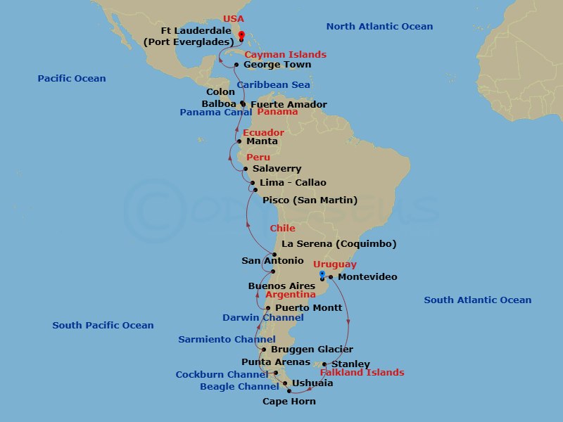 Cruise Map