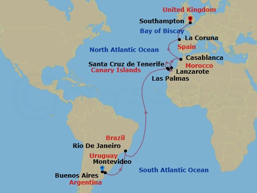 Cruise Map