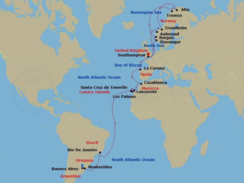 Cruise Map