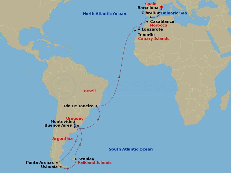Cruise Map