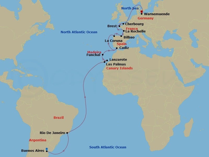 Cruise Map