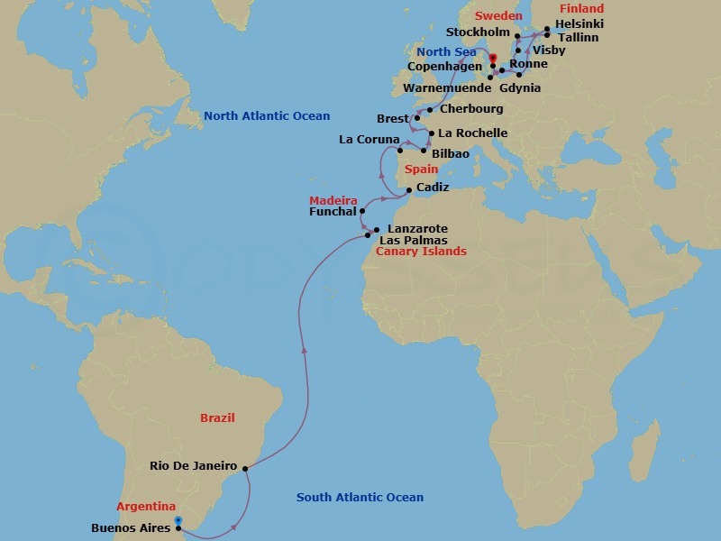 Cruise Map
