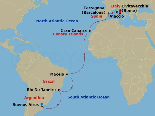 Cruise Map