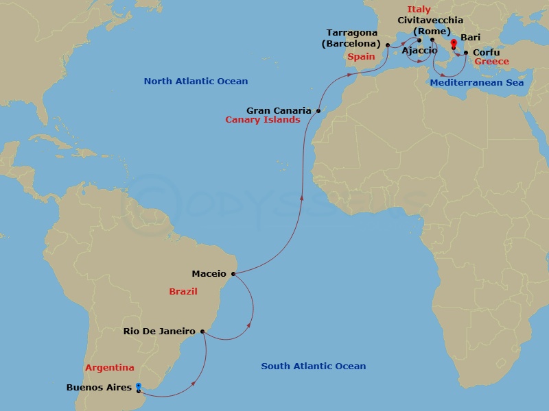Cruise Map
