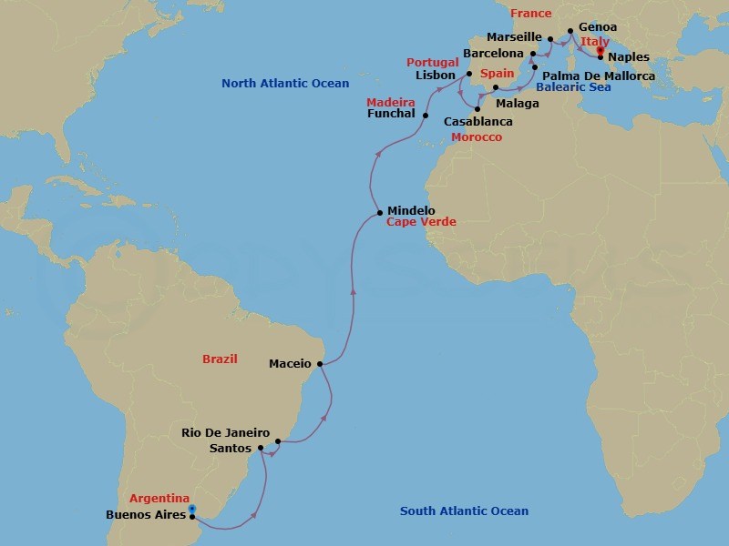 Cruise Map