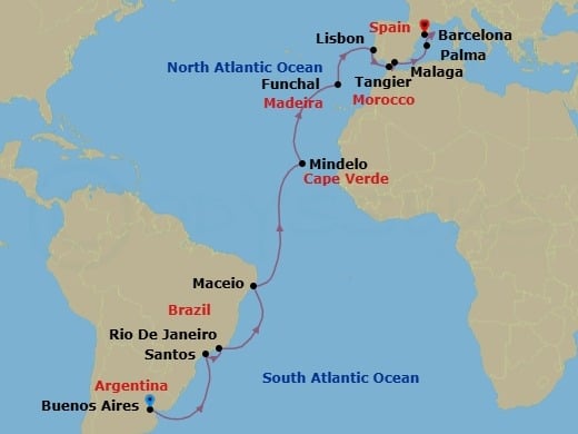 Cruise Map
