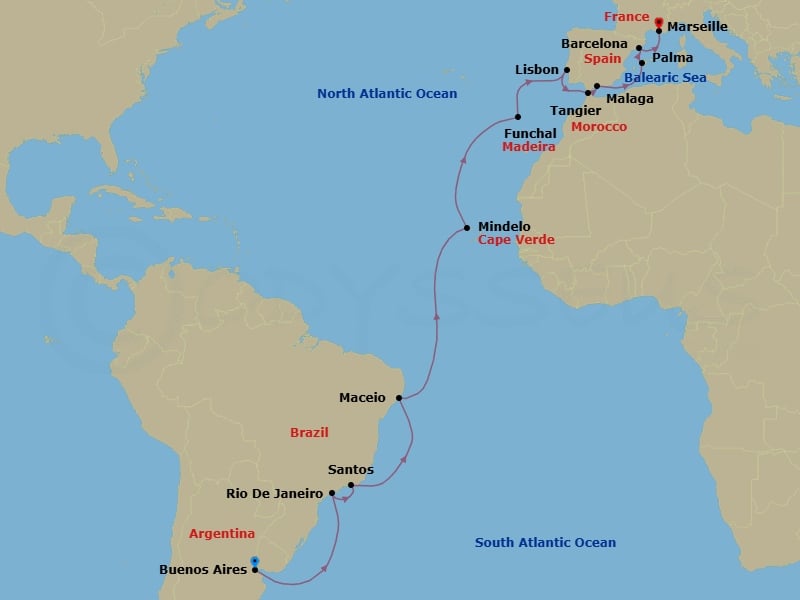 Cruise Map