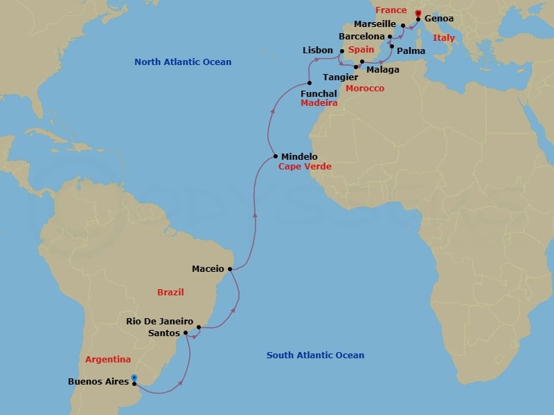 Cruise Map