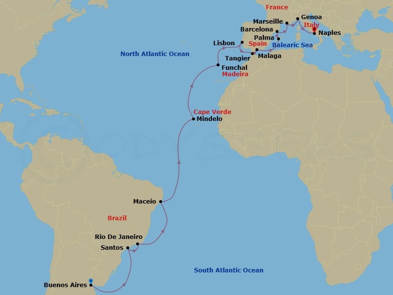 Cruise Map