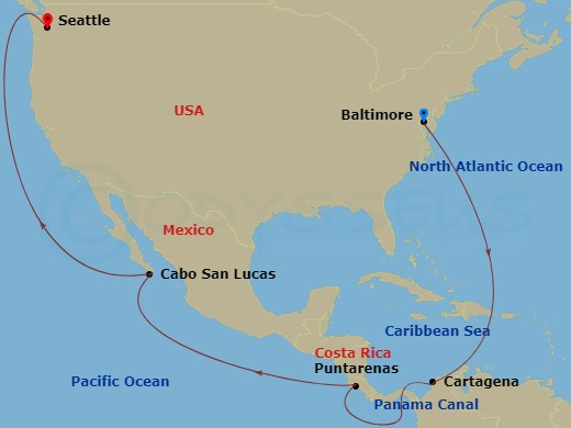 Cruise Map