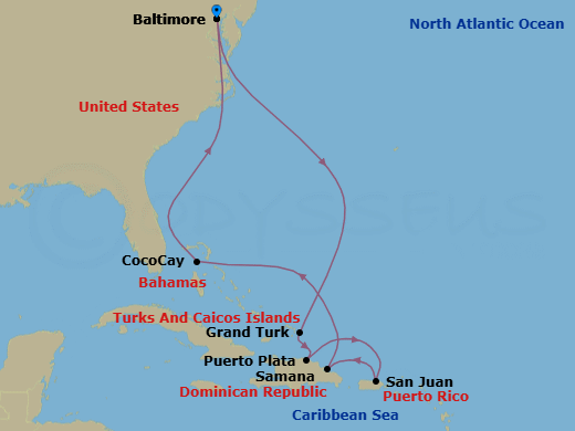 Cruise Map