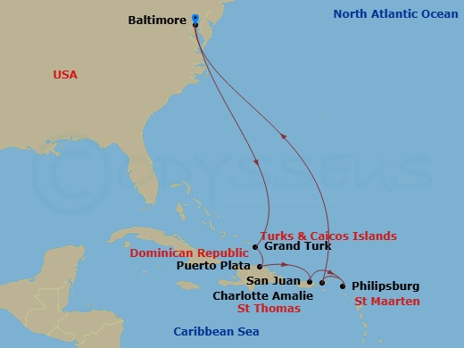Cruise Map