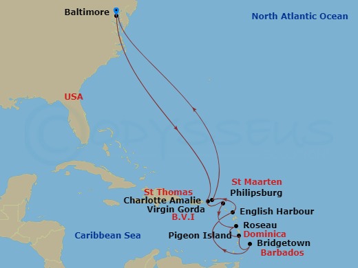 Cruise Map