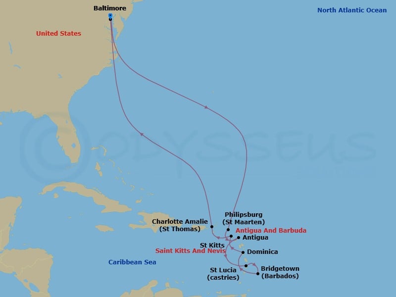 Cruise Map