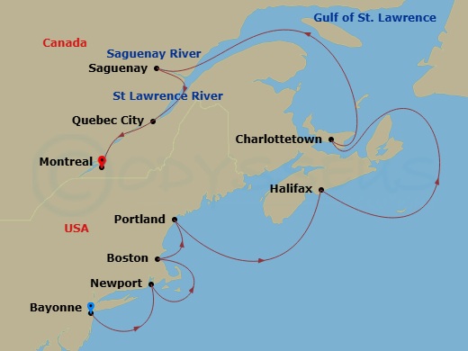 Cruise Map