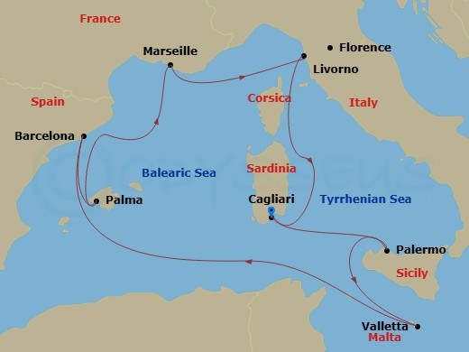 Cruise Map