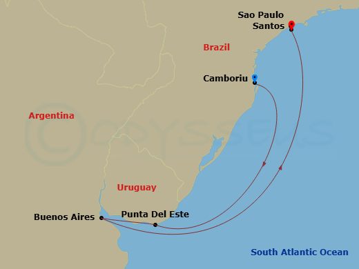 Cruise Map