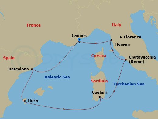 Cruise Map