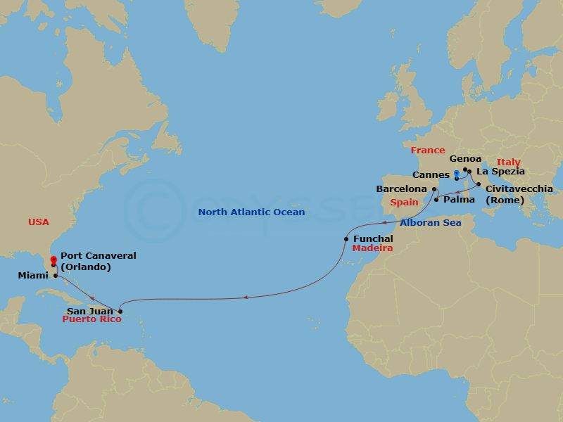 Cruise Map
