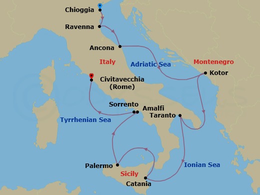 Cruise Map