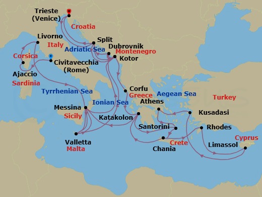 Cruise Map