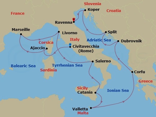 Cruise Map