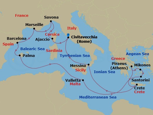 Cruise Map