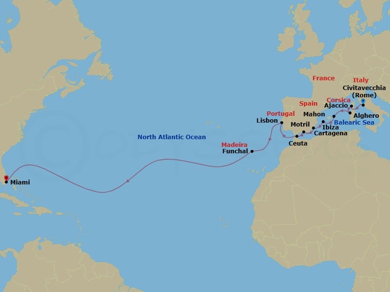 Cruise Map