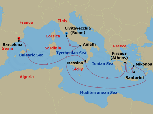 Cruise Map