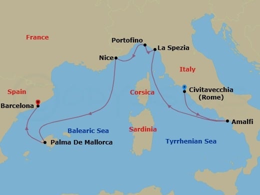 Cruise Map
