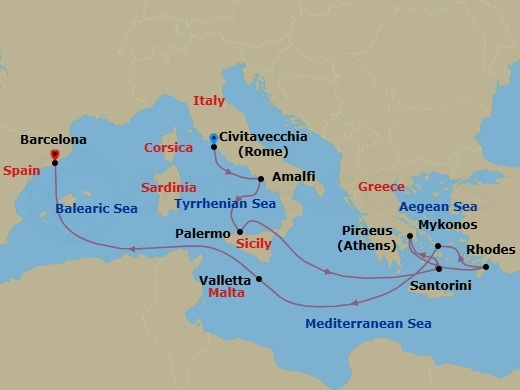 Cruise Map