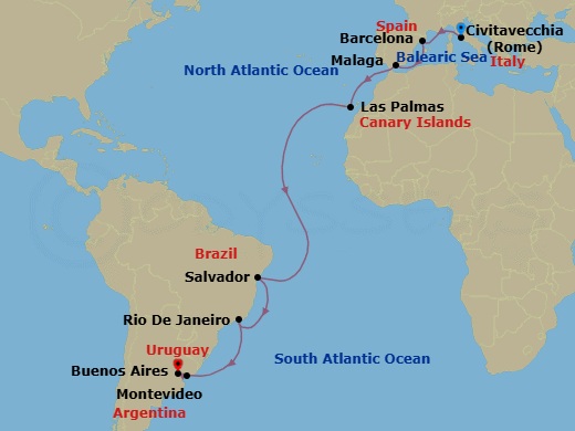 Cruise Map