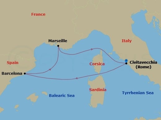 Cruise Map