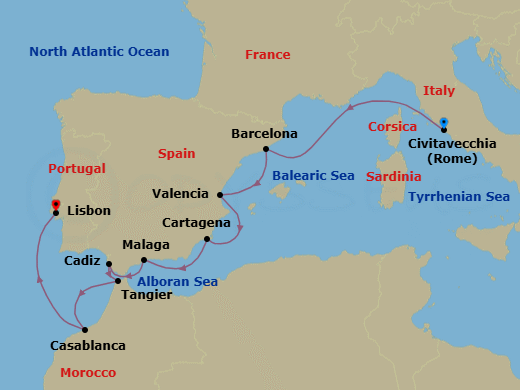 Cruise Map