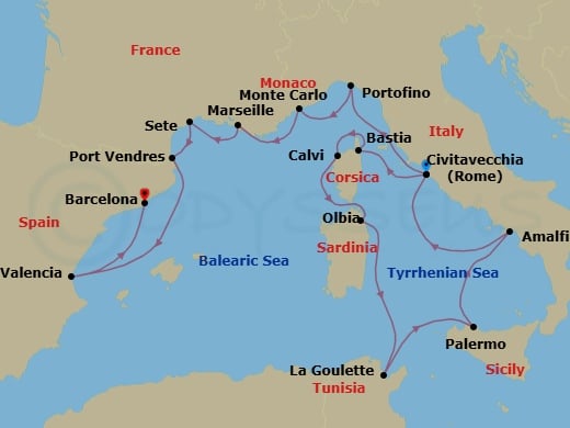 Cruise Map