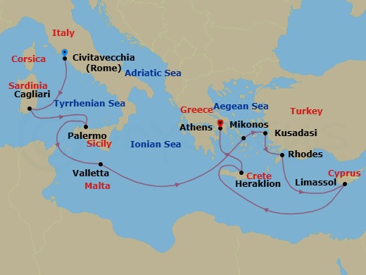 Cruise Map