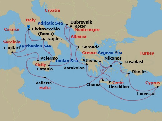 Cruise Map