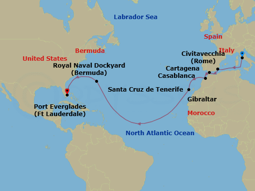 Cruise Map